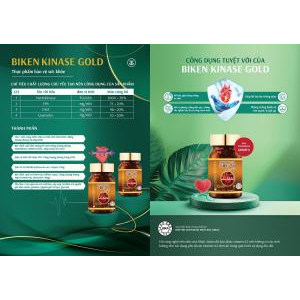 Viên Uống Biken Kinase Gold - Phòng Đột Quỵ (Túi)